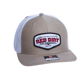 Red Dirt Broken Arrow Khaki & White Cap