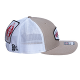 Red Dirt Broken Arrow Khaki & White Cap