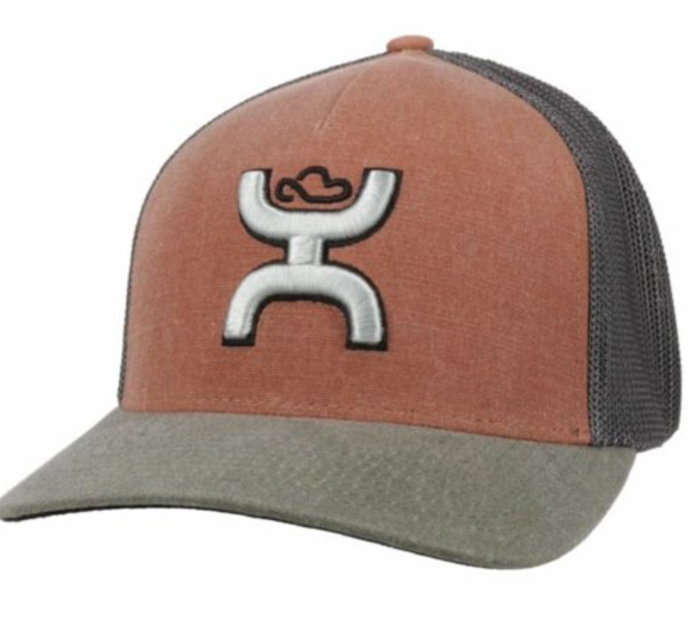 Hooey Rust & Grey Coach Cap