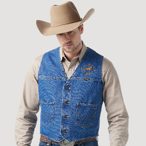 Wrangler Denim Yellowstone Vest