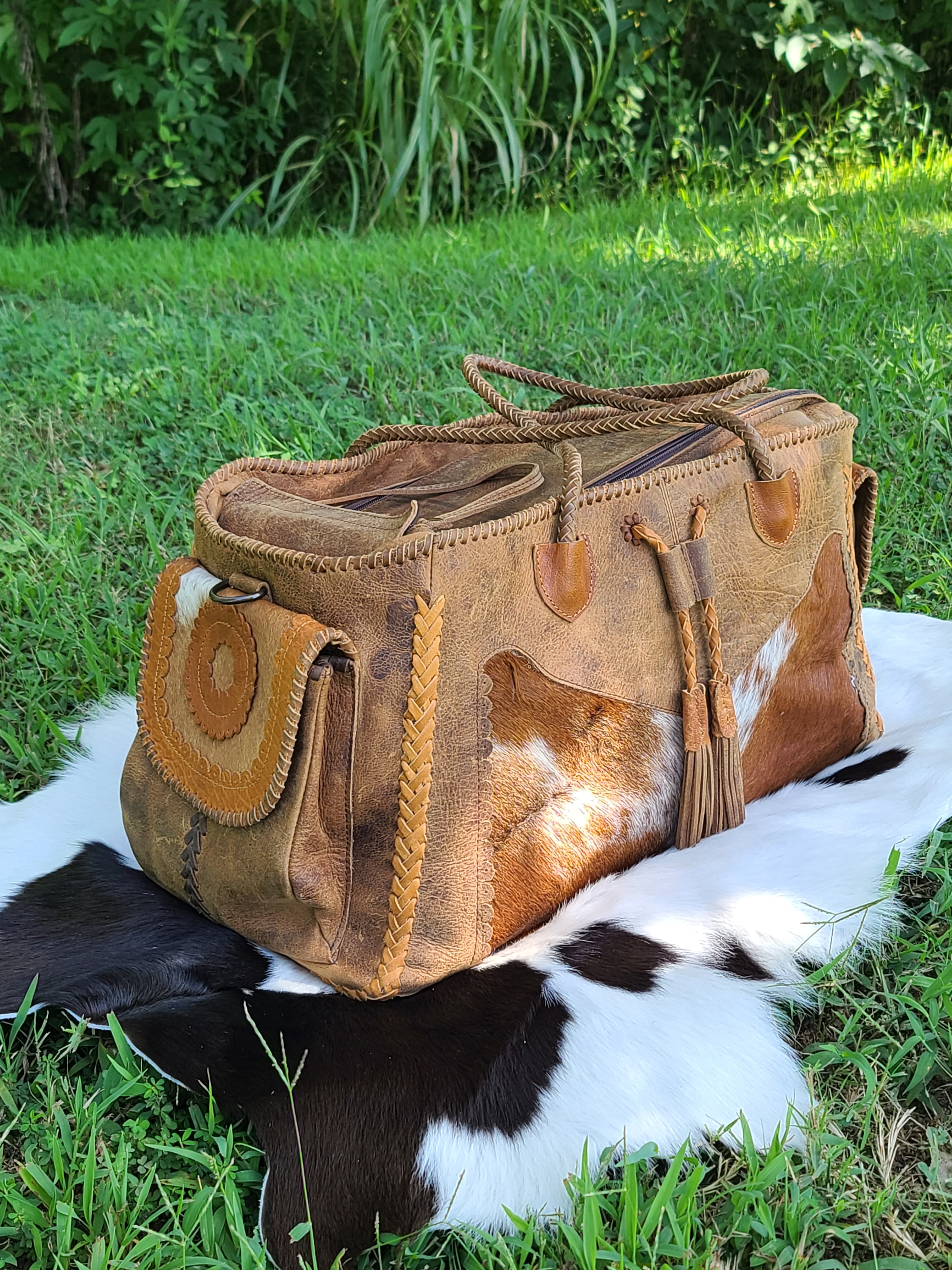 American Darling Cowhide Duffle – Western Edge, Ltd.