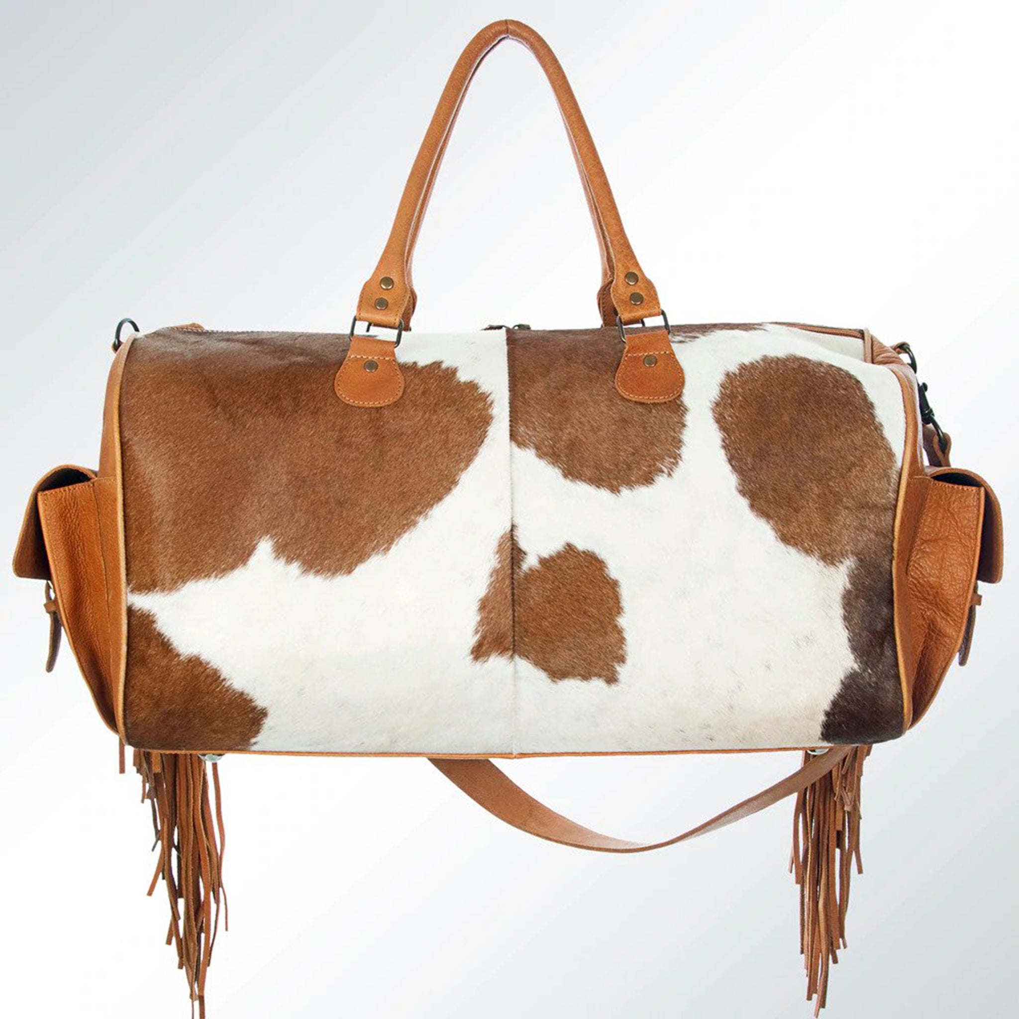 American Darling Cowhide Tooled Duffel Bag – Western Edge, Ltd.