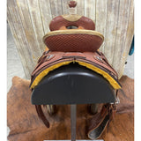 HR Saddlery Association Saddle With Rawhide