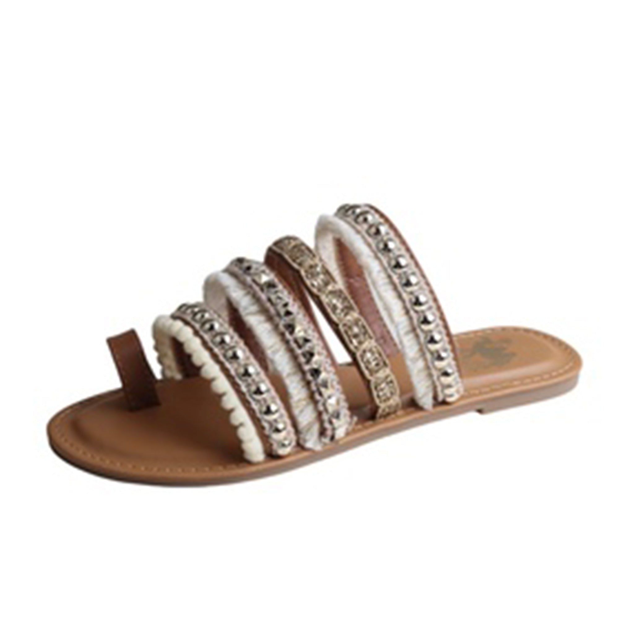 Boho Camel Champagne Sandal