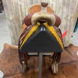 HR Saddlery Association Saddle With Rawhide