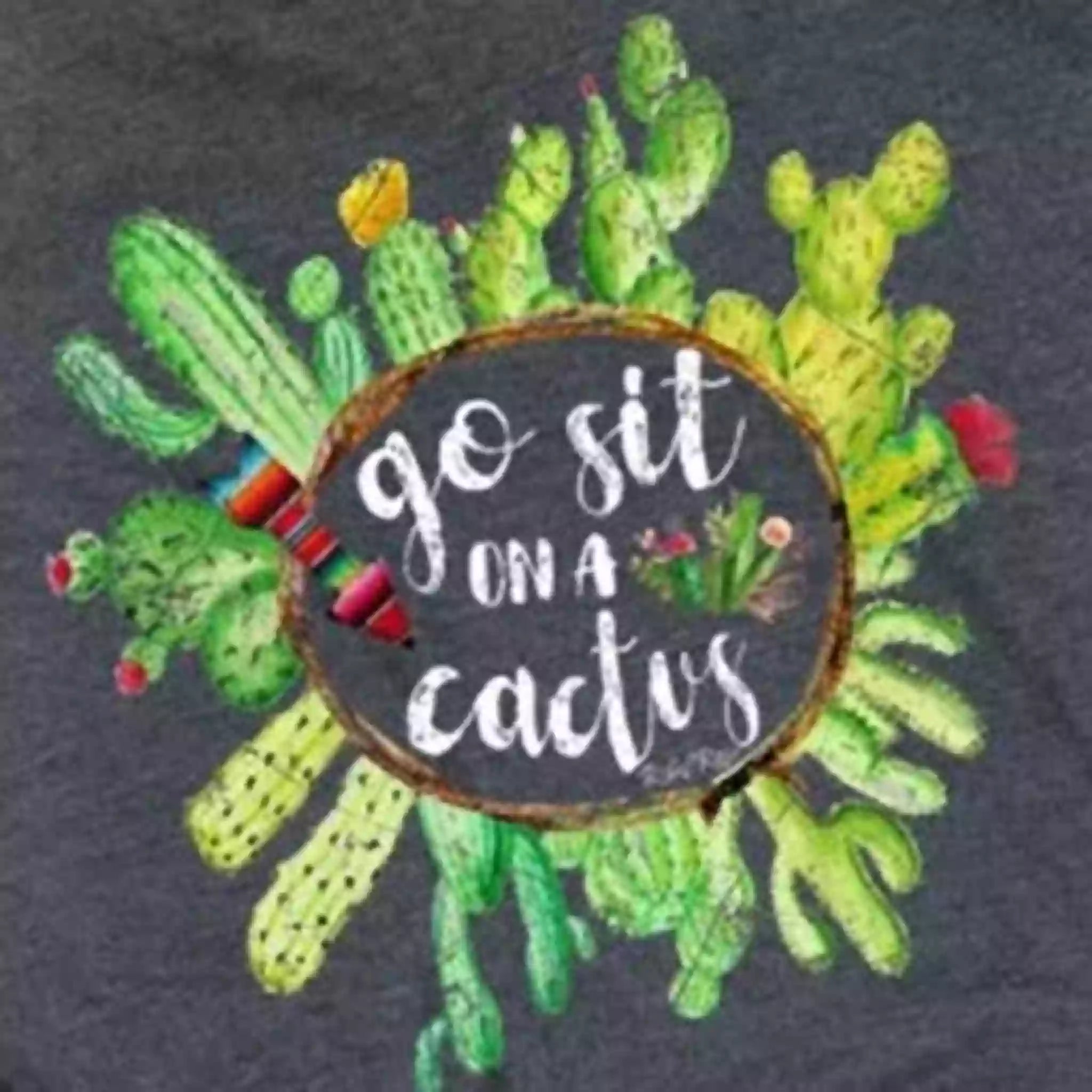 Go Sit on a Cactus-Unisex Jersey Short Sleeve Tee