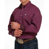 Cinch Men's Purple Shirt