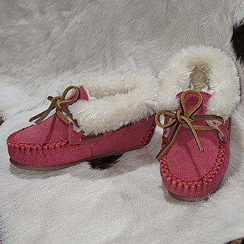 Minnetonka pink slippers hot sale