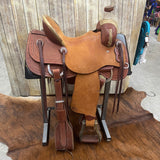 HR Saddlery Association Saddle With Rawhide